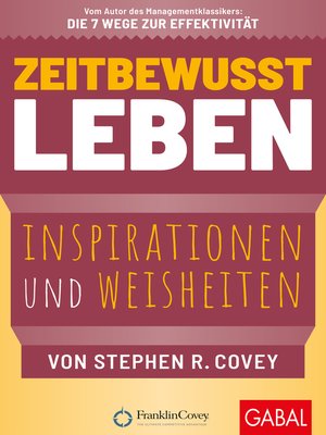 cover image of Zeitbewusst leben
